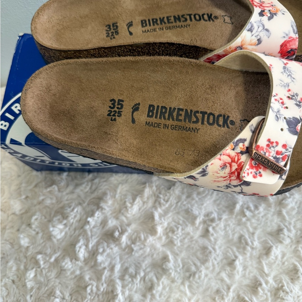 Woman's/Girls Madrid Birkenstock sandal rambling rose floral size 35 - Picture 4 of 5